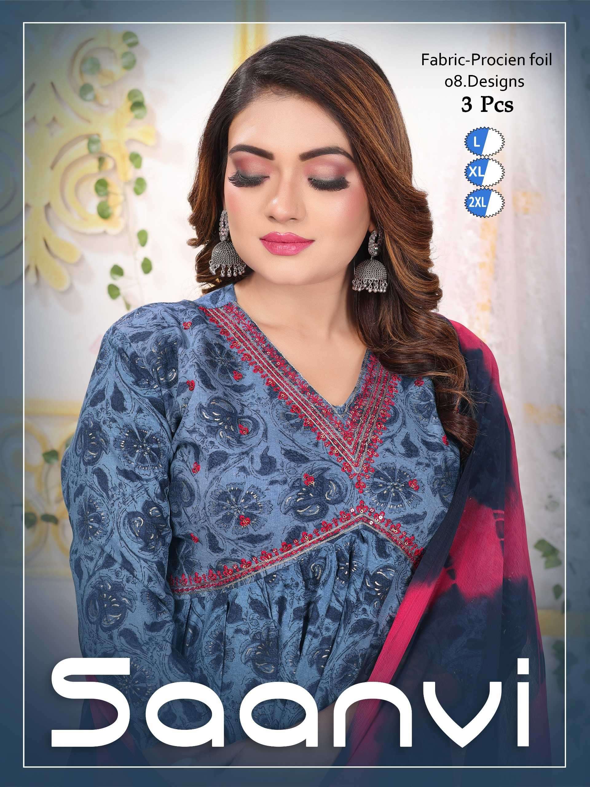 fashion talk saanvi vol 1 series 001-008 heavy rayon readymade suit 