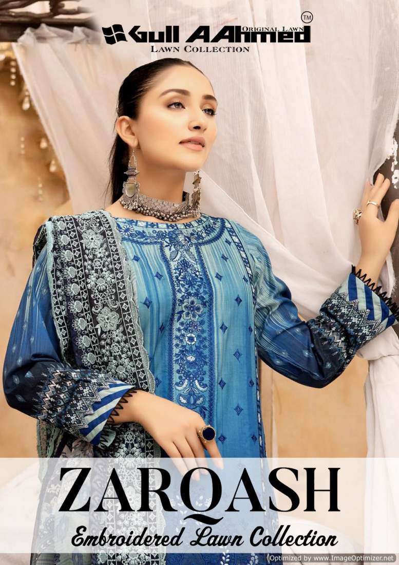 Gull A Ahmed Zarqash Vol-1 series 1001-1006 Heavy Lawn Cotton suit