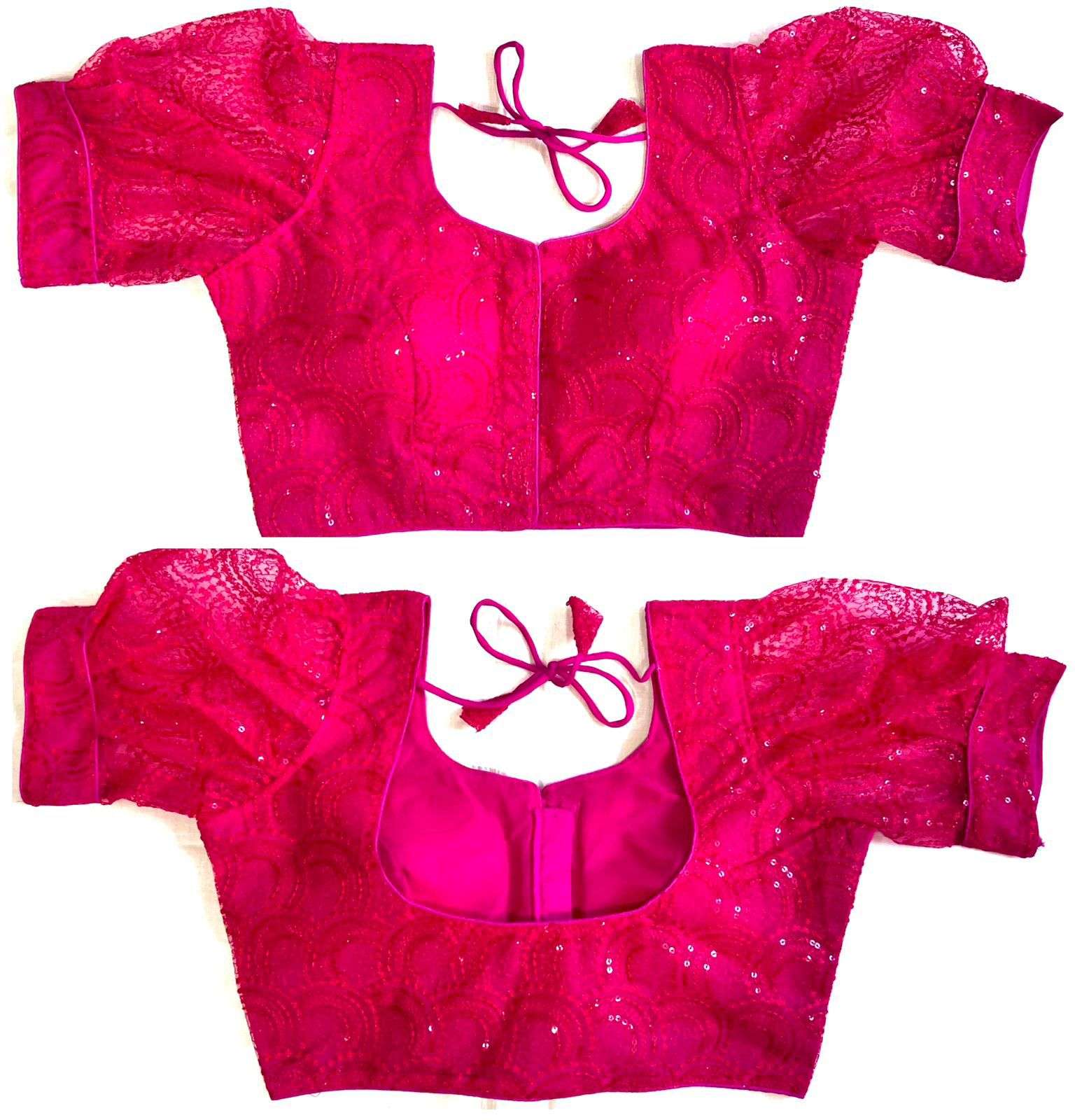 HKS SHAHU Blouse has heavy net material with cipli work
