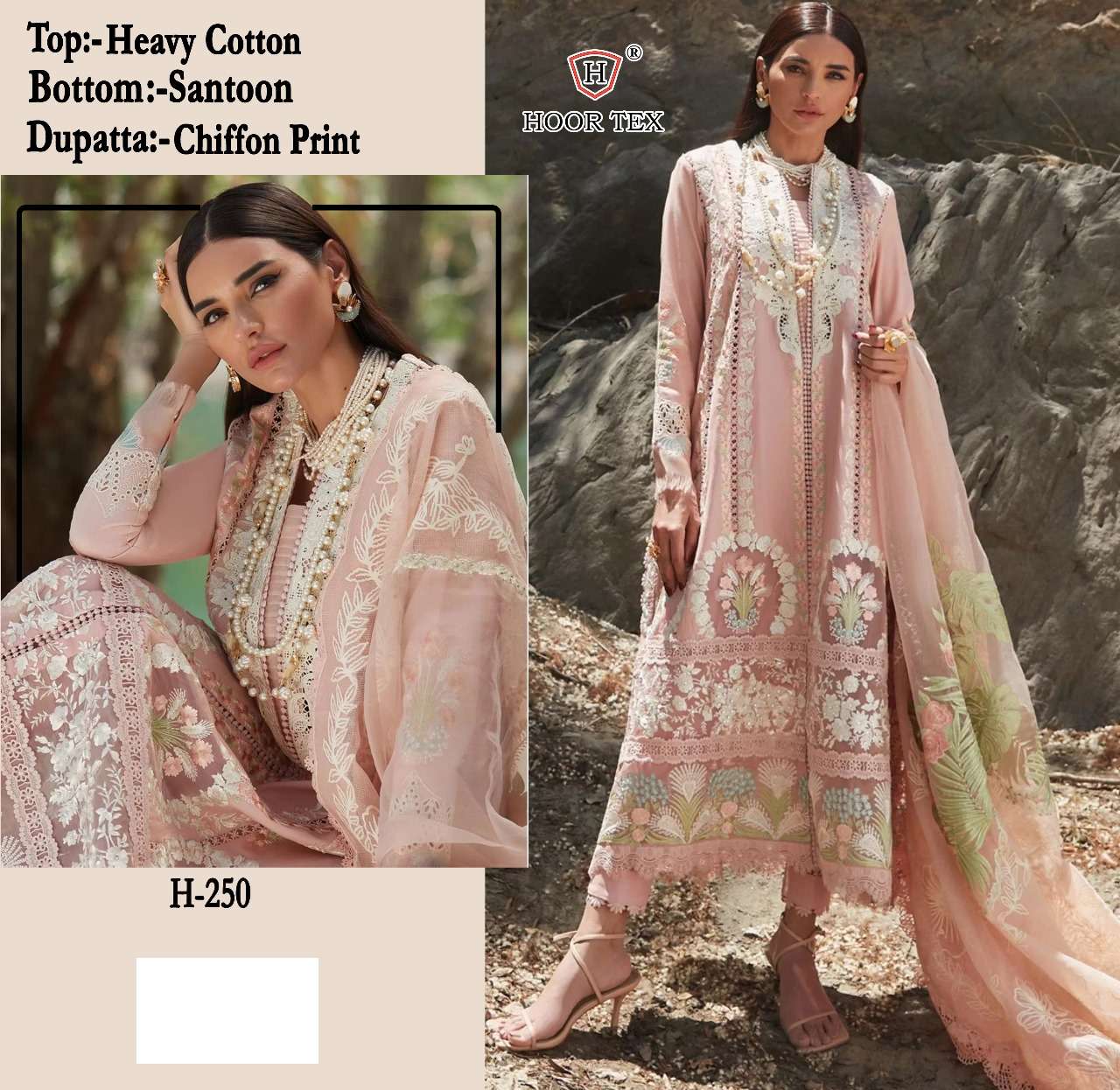 HOOR TEX H-250 A-B designer Heavy Cotton suit