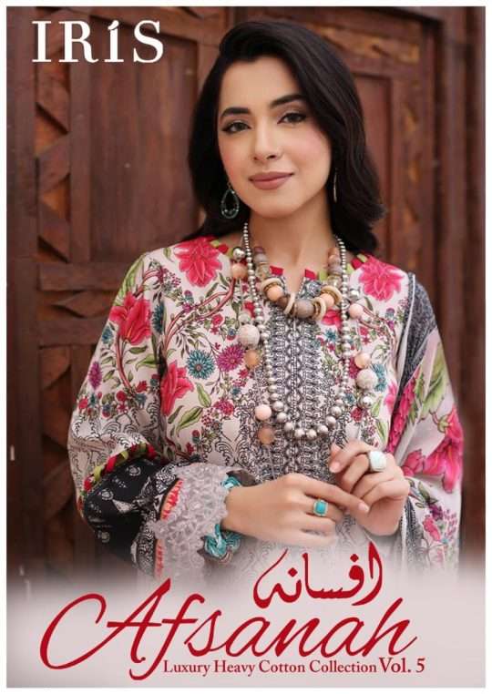 Iris Afsanah Vol-5 series 1041-1050 pure cotton suit 