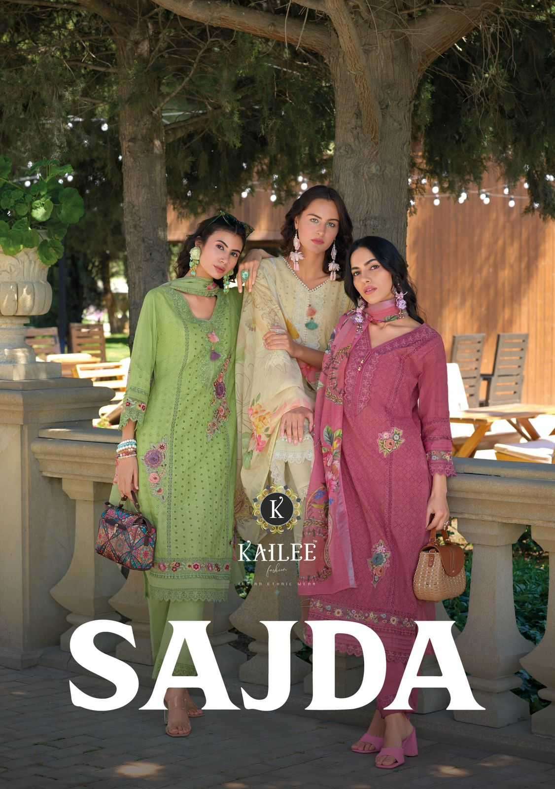 kailee sajda series 42671-42674 pure cotton suit 