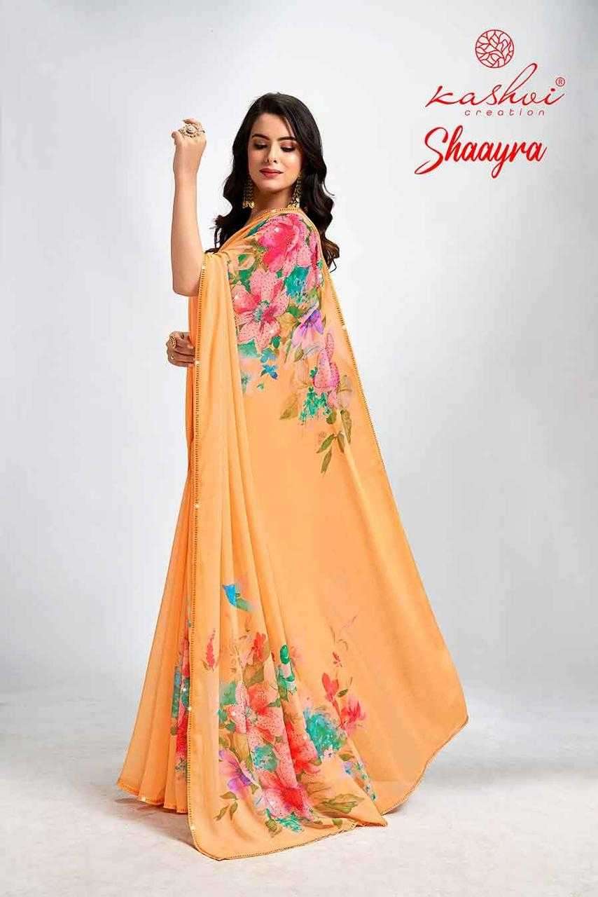kashvi shaayra series 1001-1008 dull moss saree