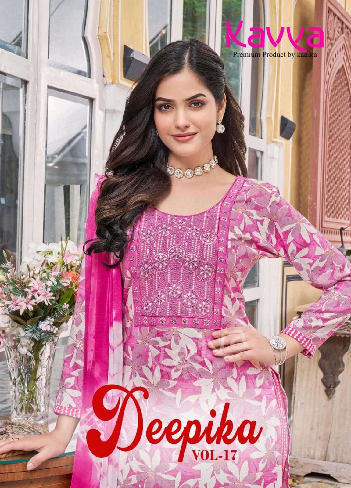 kavya deepika 17 series 17001-17010 capsule readymade suit 