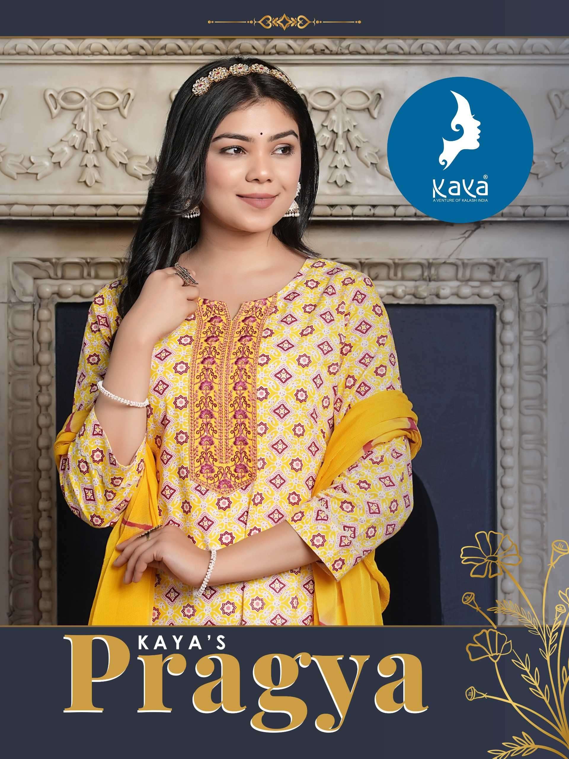 kaya pragya series 01-06 cotton readymade suit 