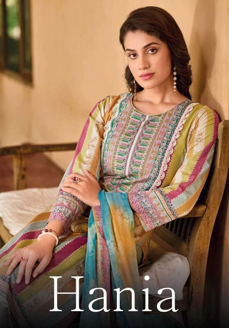 kilory trendz hania series 1001-1006 pure lawn cotton suit 