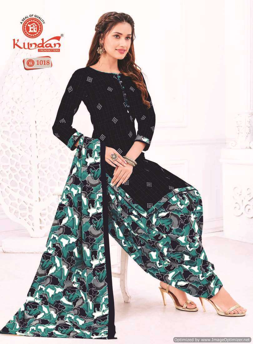 Kundan Kalash Vol-10 series 1001-1018 Pure Cotton readymade suit