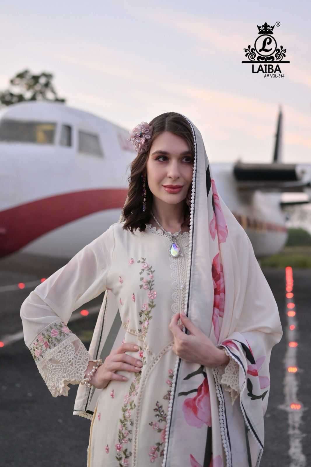 laiba am vol 314 Pure Georgette readymade suit 