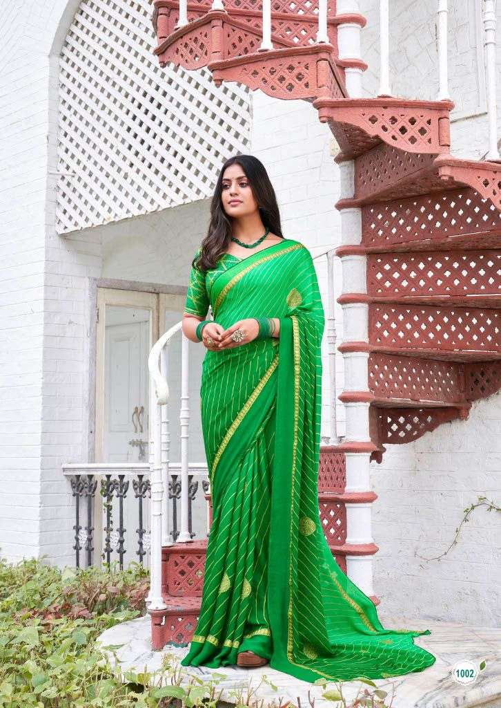 LT Fabrics Lehariya 02 designer Pure Georgette saree