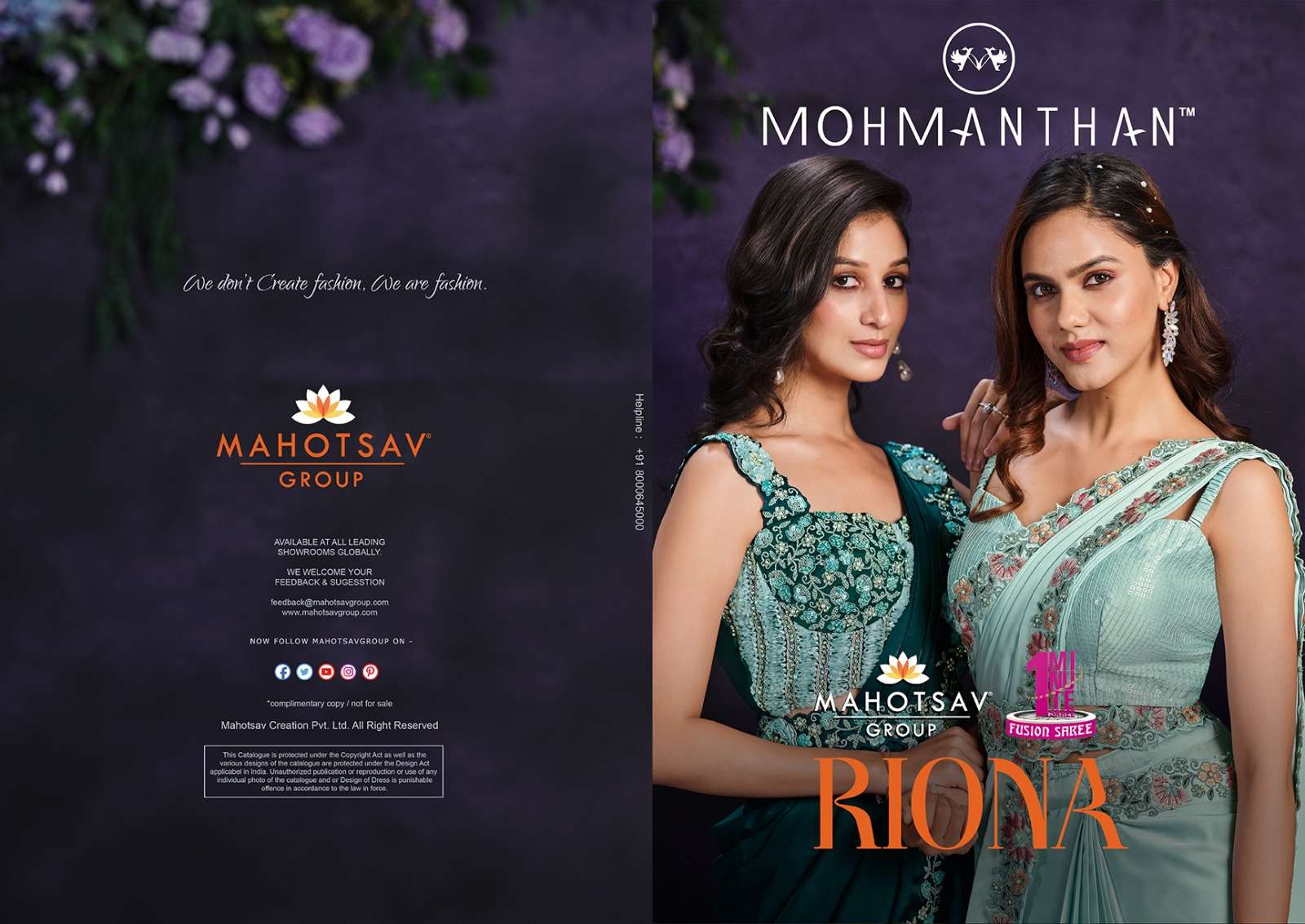 MAHOTSAV MOHMANTHAN RIONA 24100 SERIES FANCY SAREE