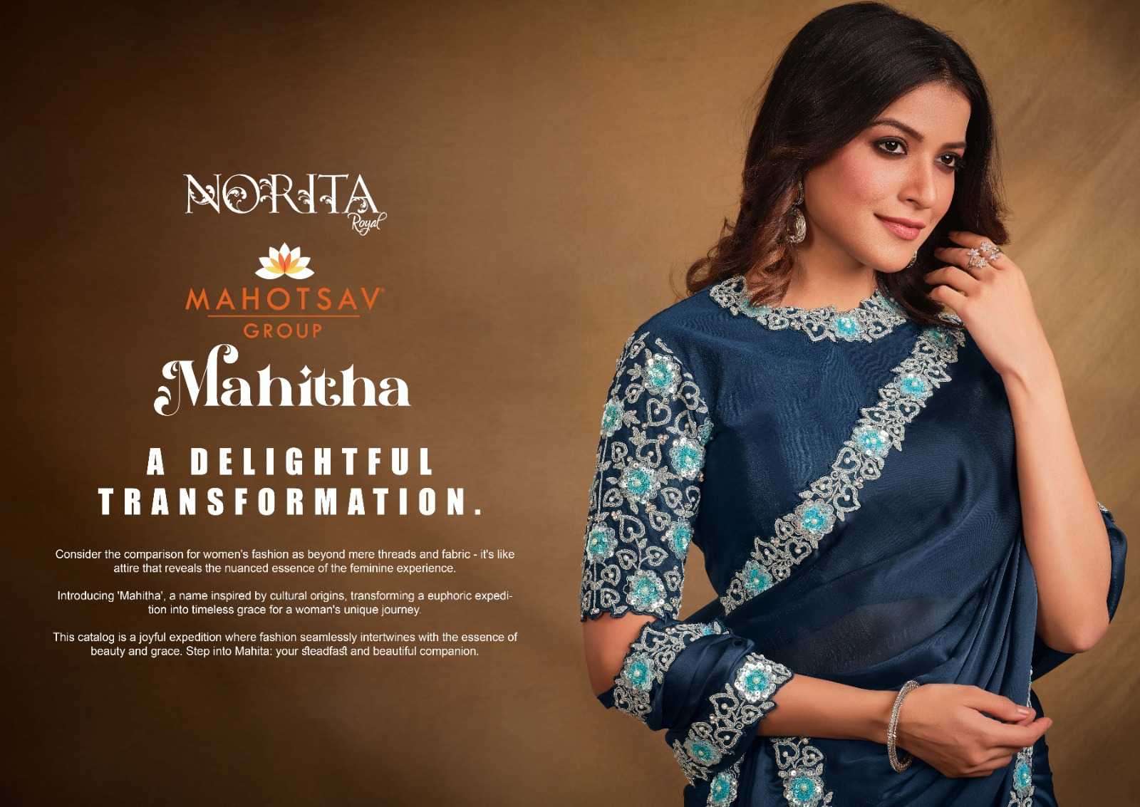 mahotsav norita 43600 series mahitha fancy saaree