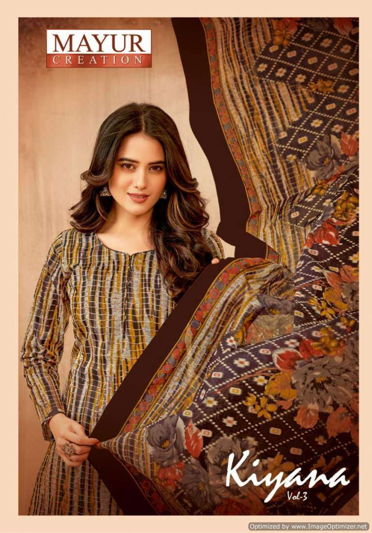 Mayur Kiyana Vol-3 series 3001-3010 Heavy Cotton suit
