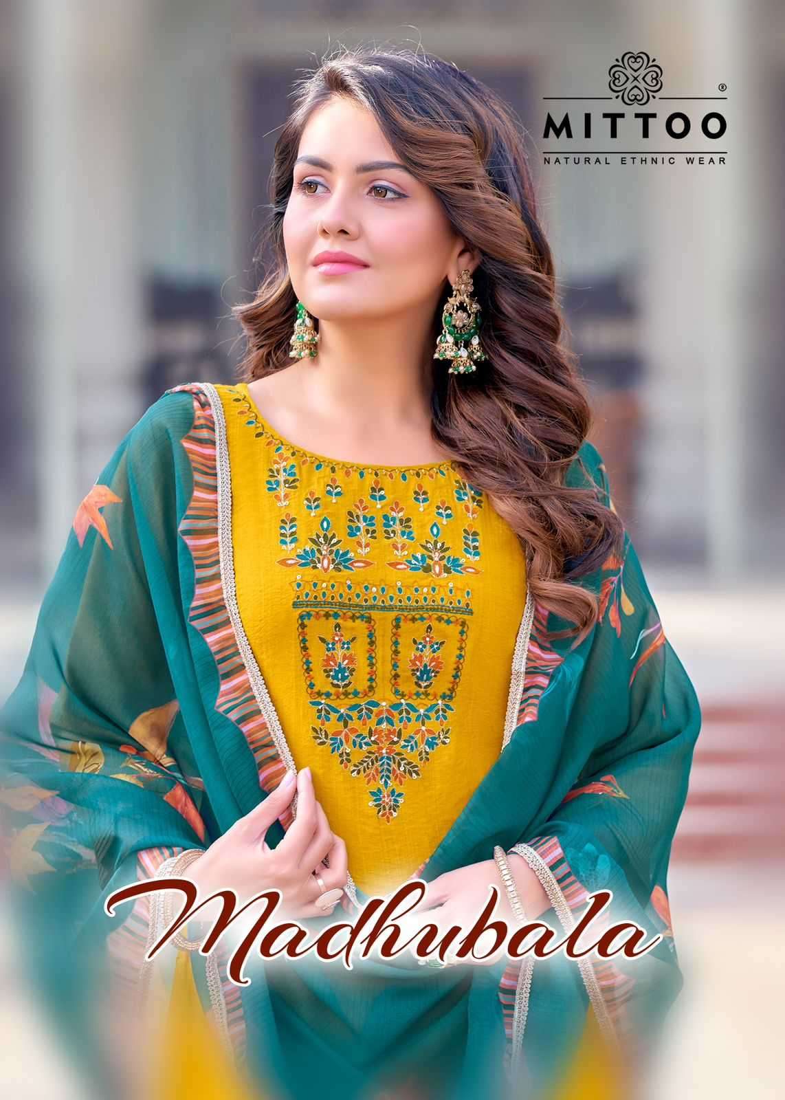 mittoo madhubala series 1001-1008 Viscose Weaving readymade suit 