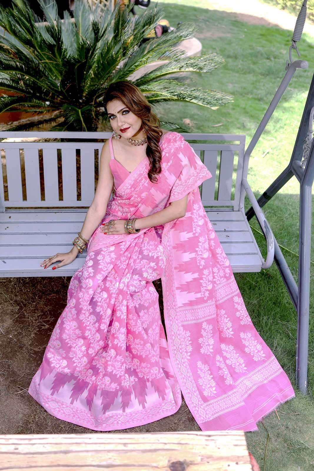 pr starwalk vol 3 series 1020-1027 Jamdani cotton saree