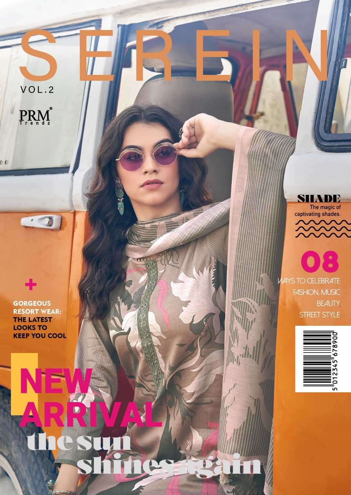prm trendz serein vol 2 series 6465-6472 pure jam cotton suit 