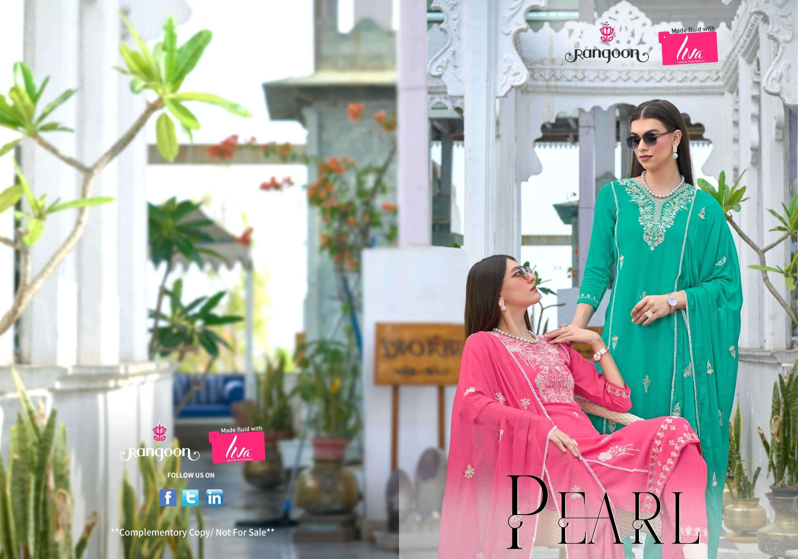 rangoon pearl series 5231-5236  Viscos Rayon readymade suit