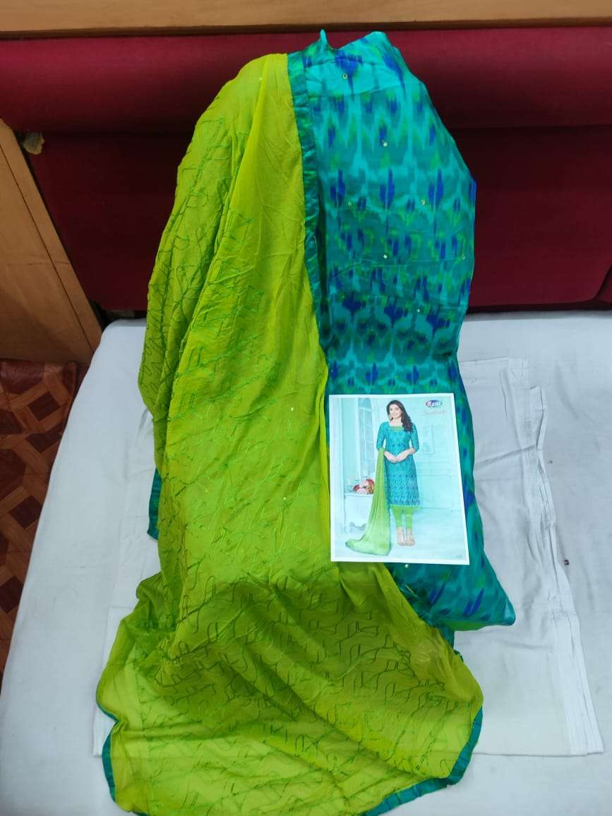 Rani Sasnskruti Vol-1 designer Glace Cotton Print suit