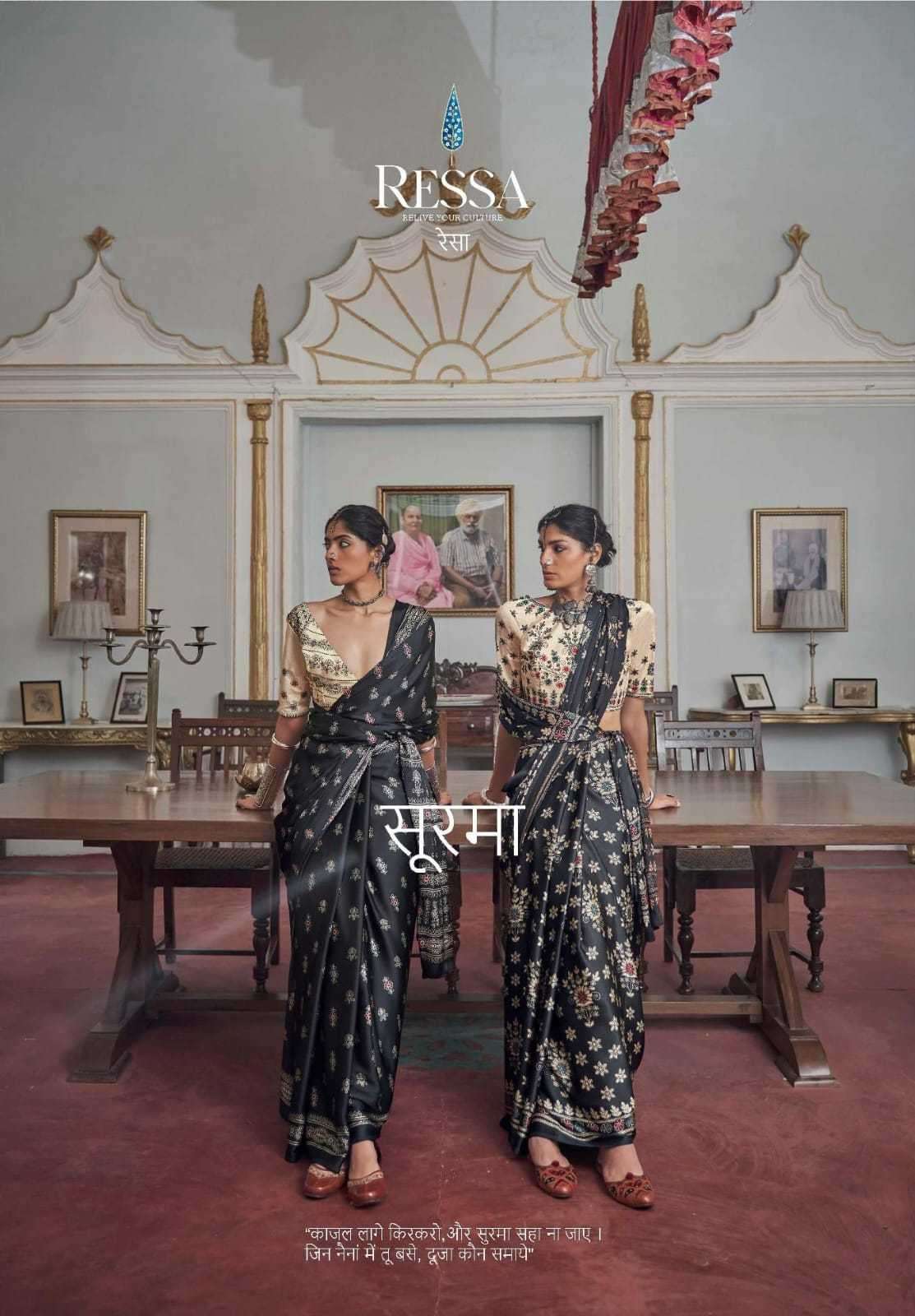 ressa surma series 101-108 Gajji silk saree