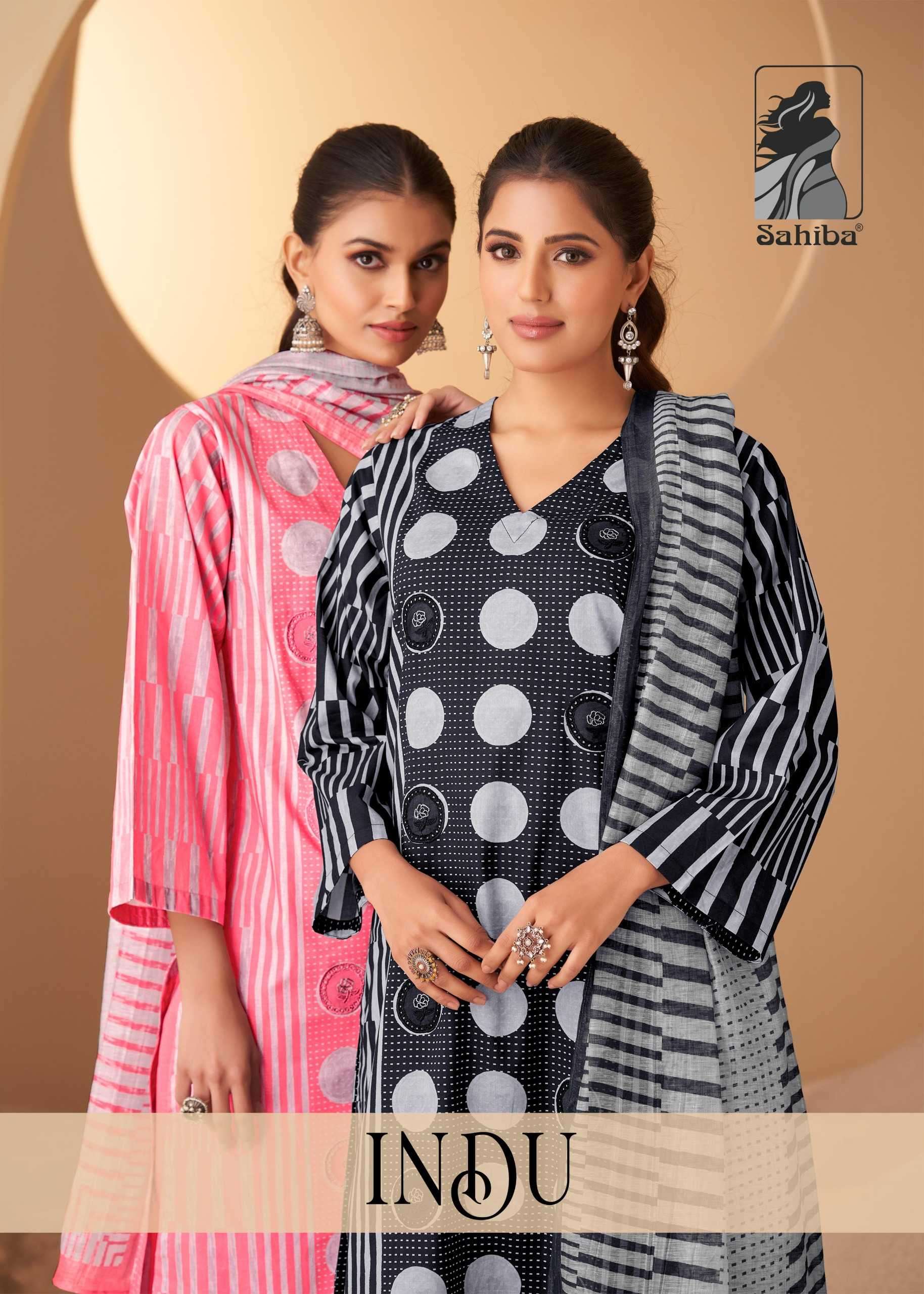 sahiba indu pure cotton lawn digital print suit 