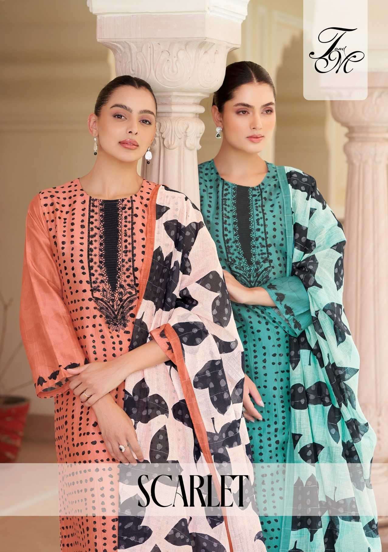sahiba scarlet pure chanderi digital print suit 
