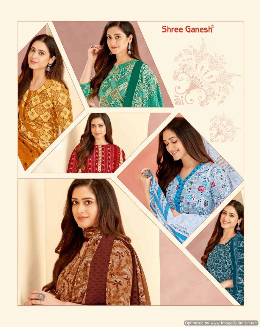 Shree Ganesh Vaani Vol-3 series 1301-1318 Heavy Cotton suit