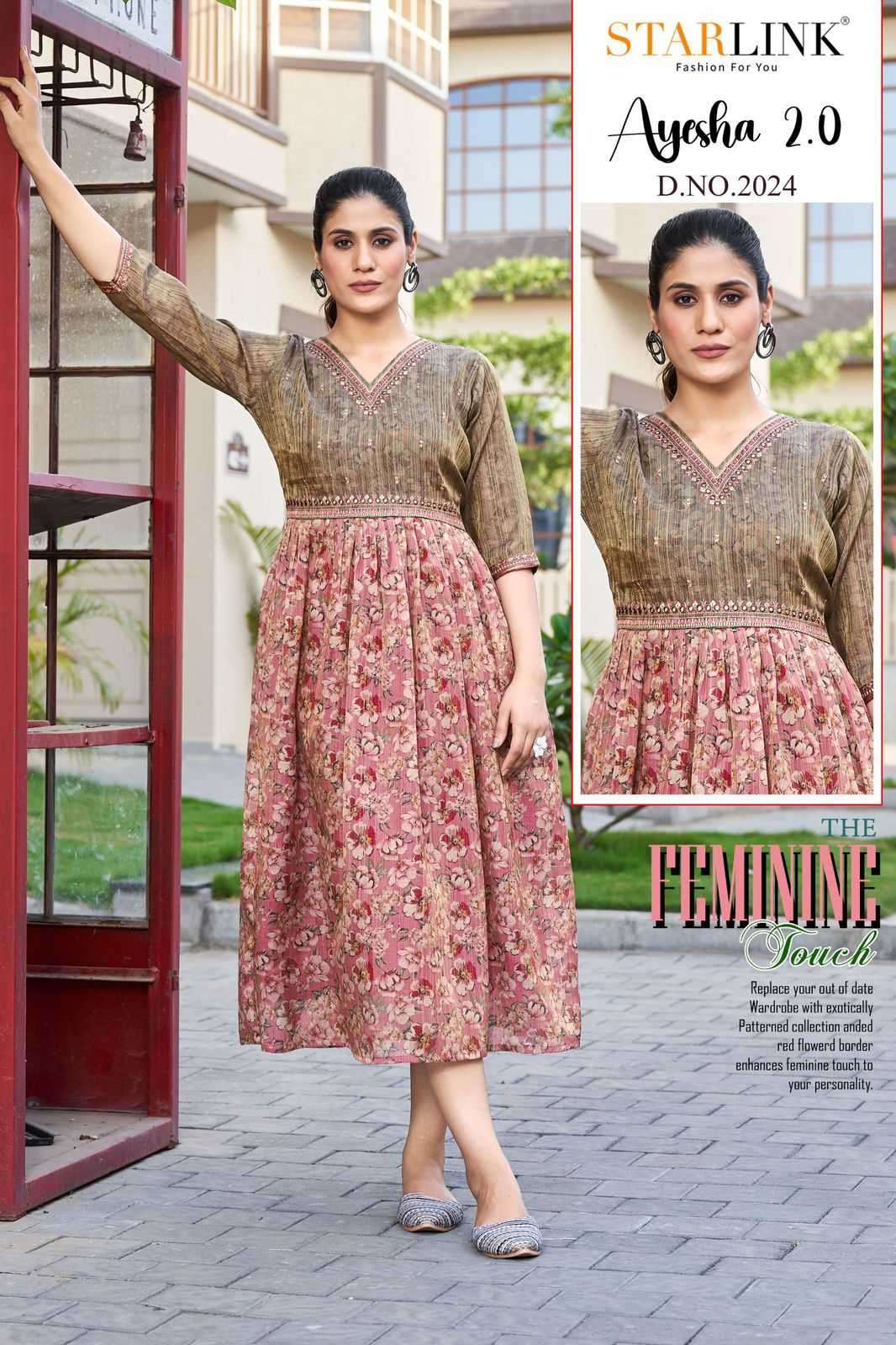 starlink ayesha vol 2 series 2001-2025 erode silk kurti 