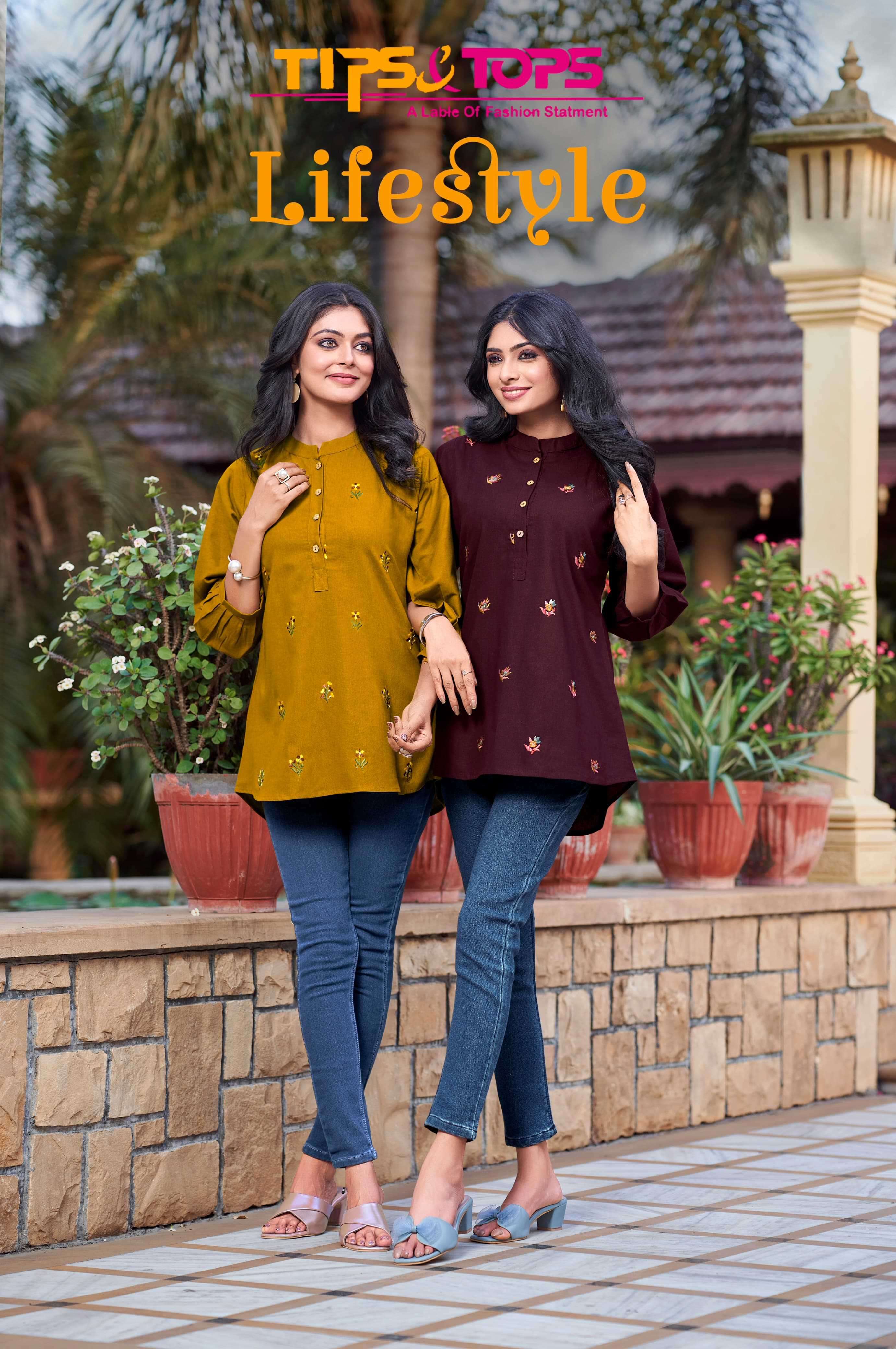 tips & tops lifestyle series 101-106 Premium Cotton Flex kurti