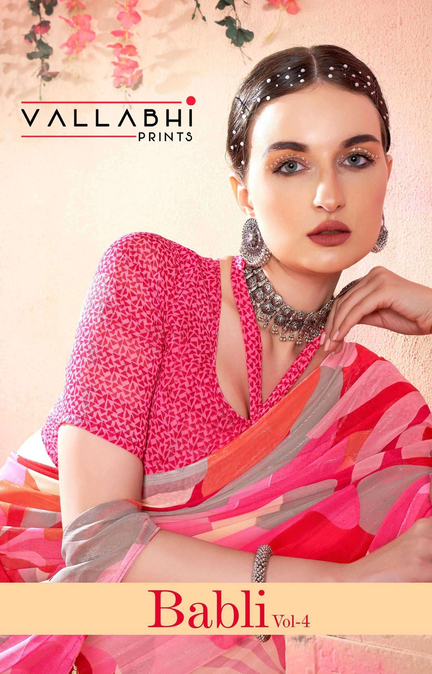 vallabhi babli 4 series 21441-21446 georgette saree