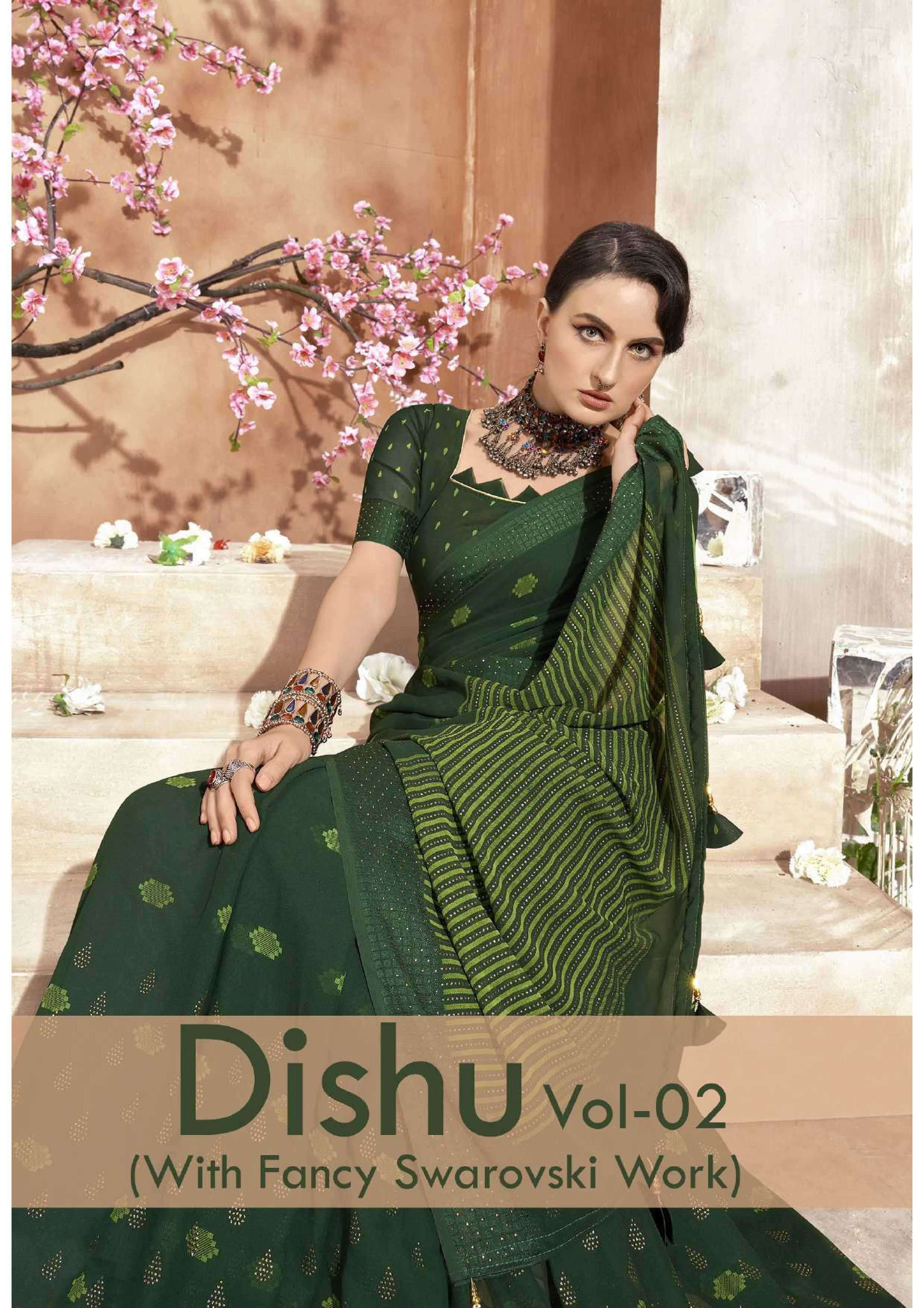 vallabhi dishu 2 series 17571-17578 georgette saree