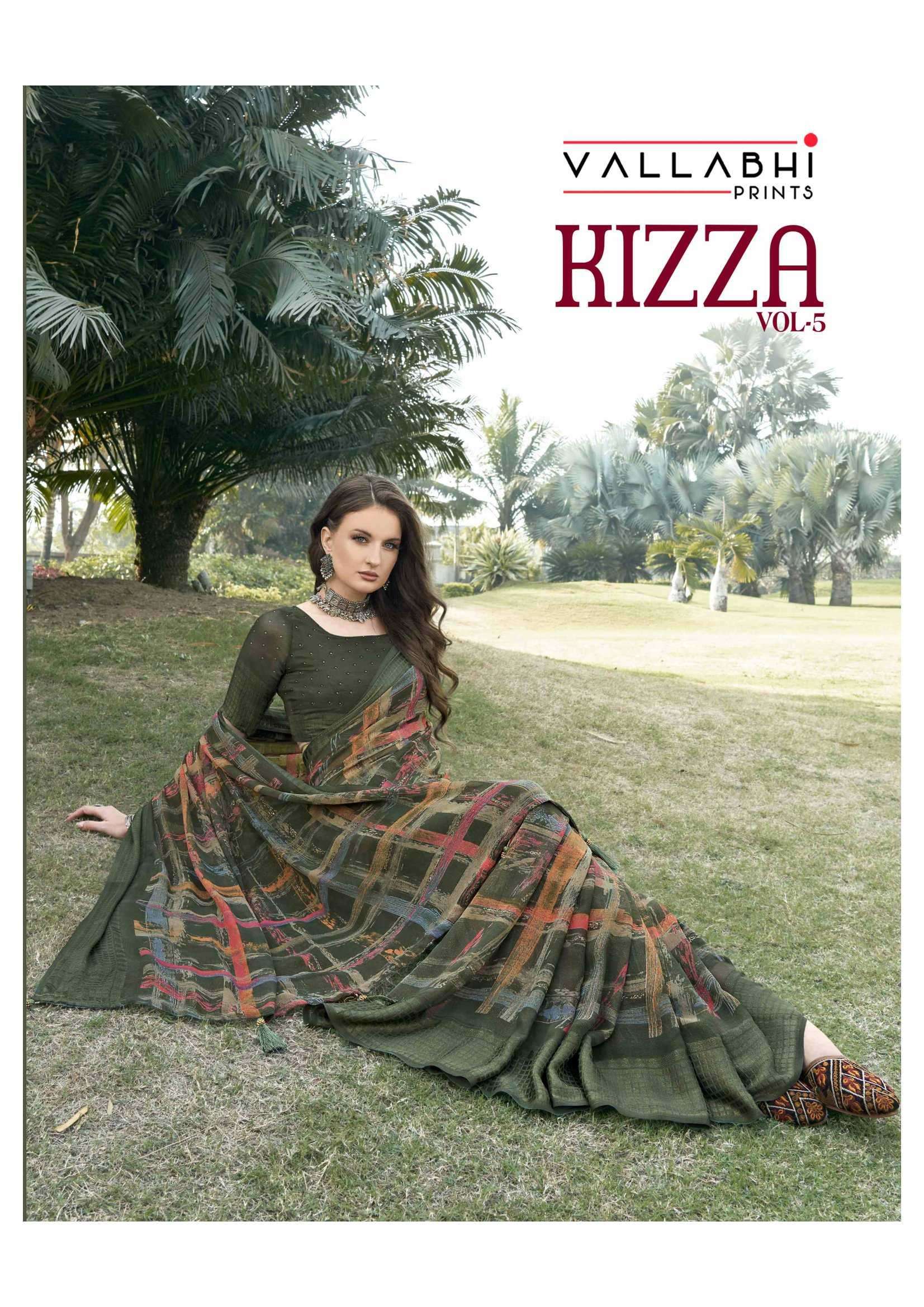 vallabhi kizza vol 5 series 26541-26546 georgette saree