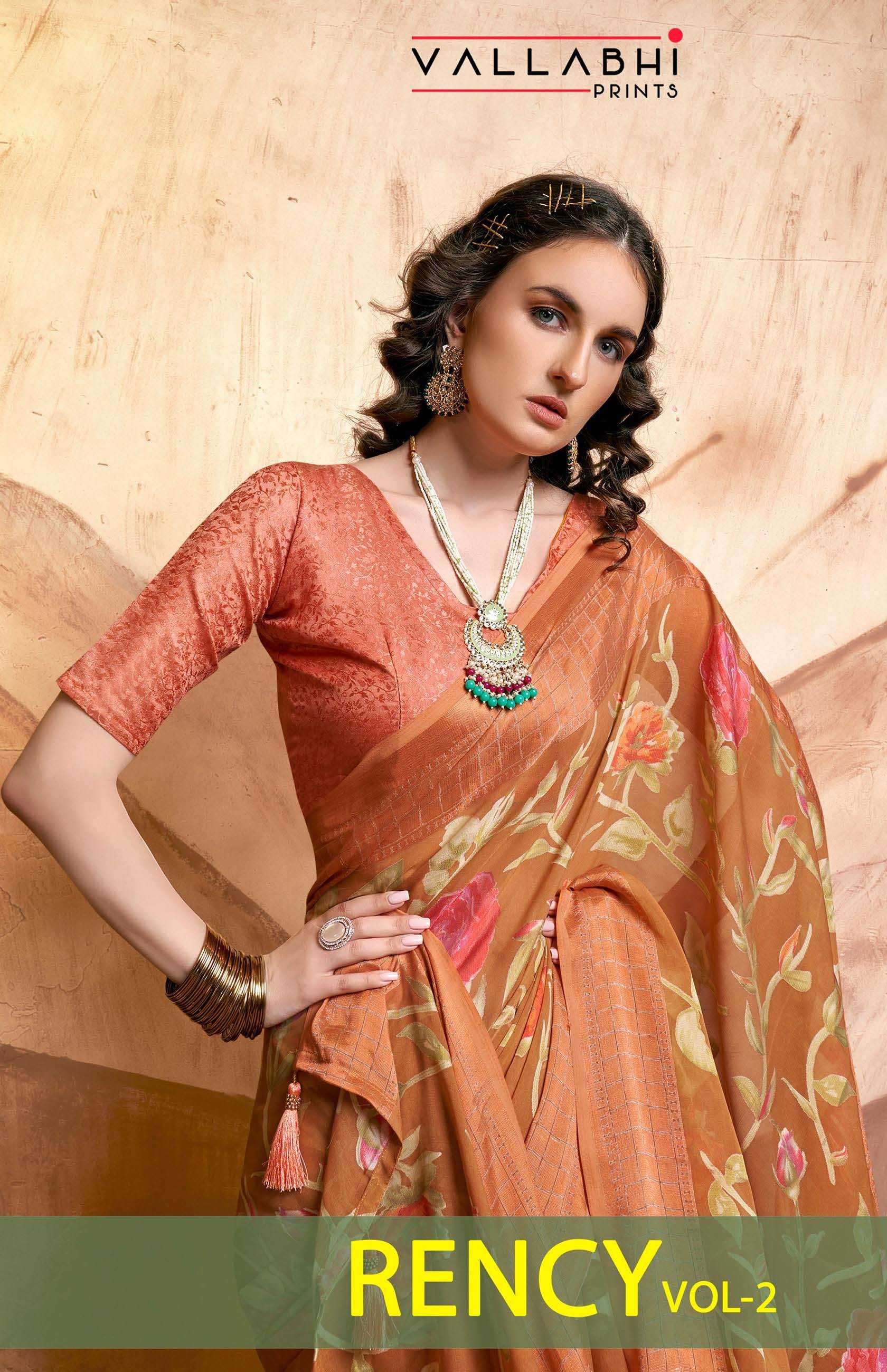 vallabhi rency 2 series 25001-25006 brasso saree