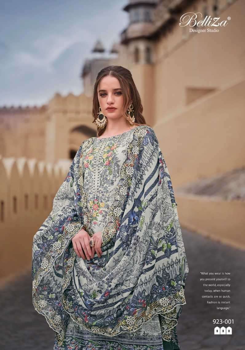 belliza guzarish vol 10 series 923001-923008 Pure Cotton suit