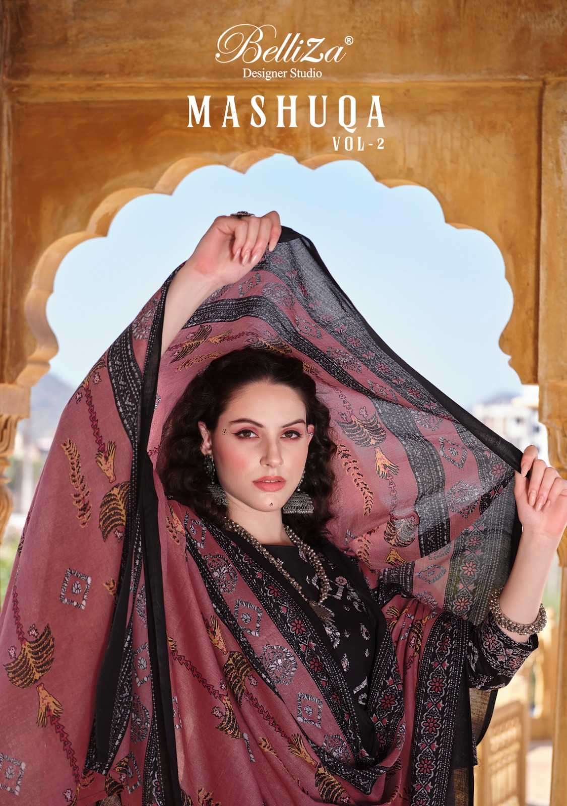 belliza mashuqa vol 2 series 554001-554008 Pure Cotton suit