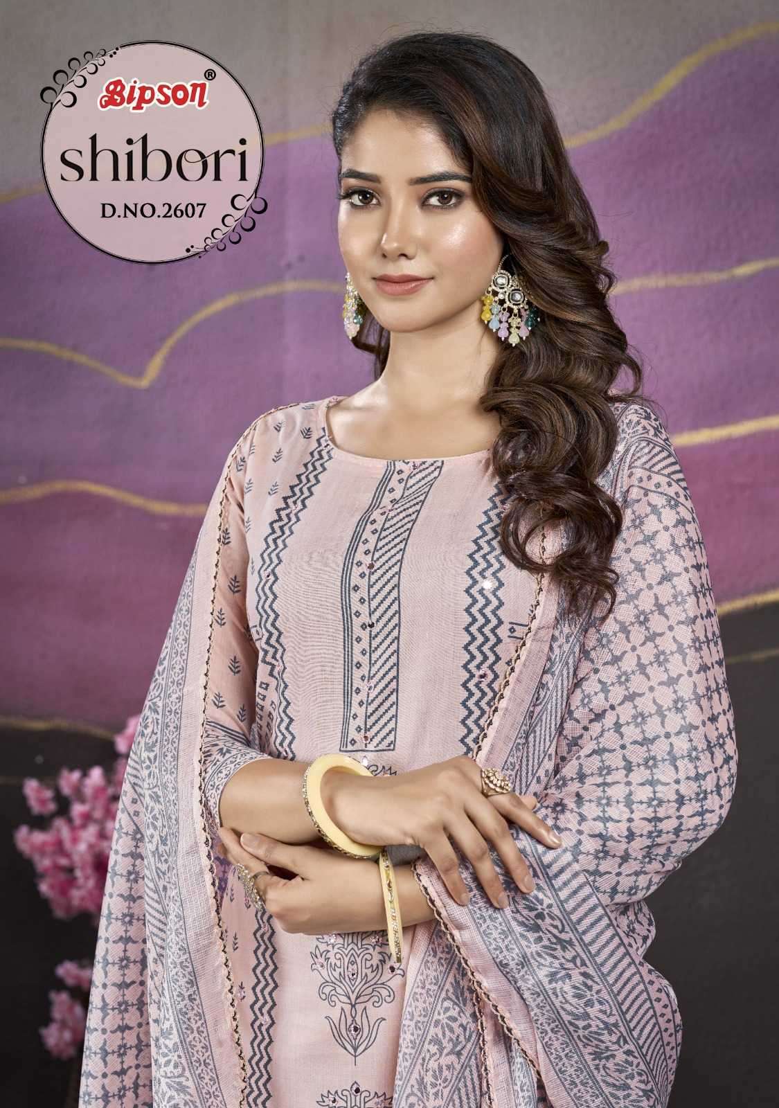 bipson prints shibori 2607 Pure Cotton suit