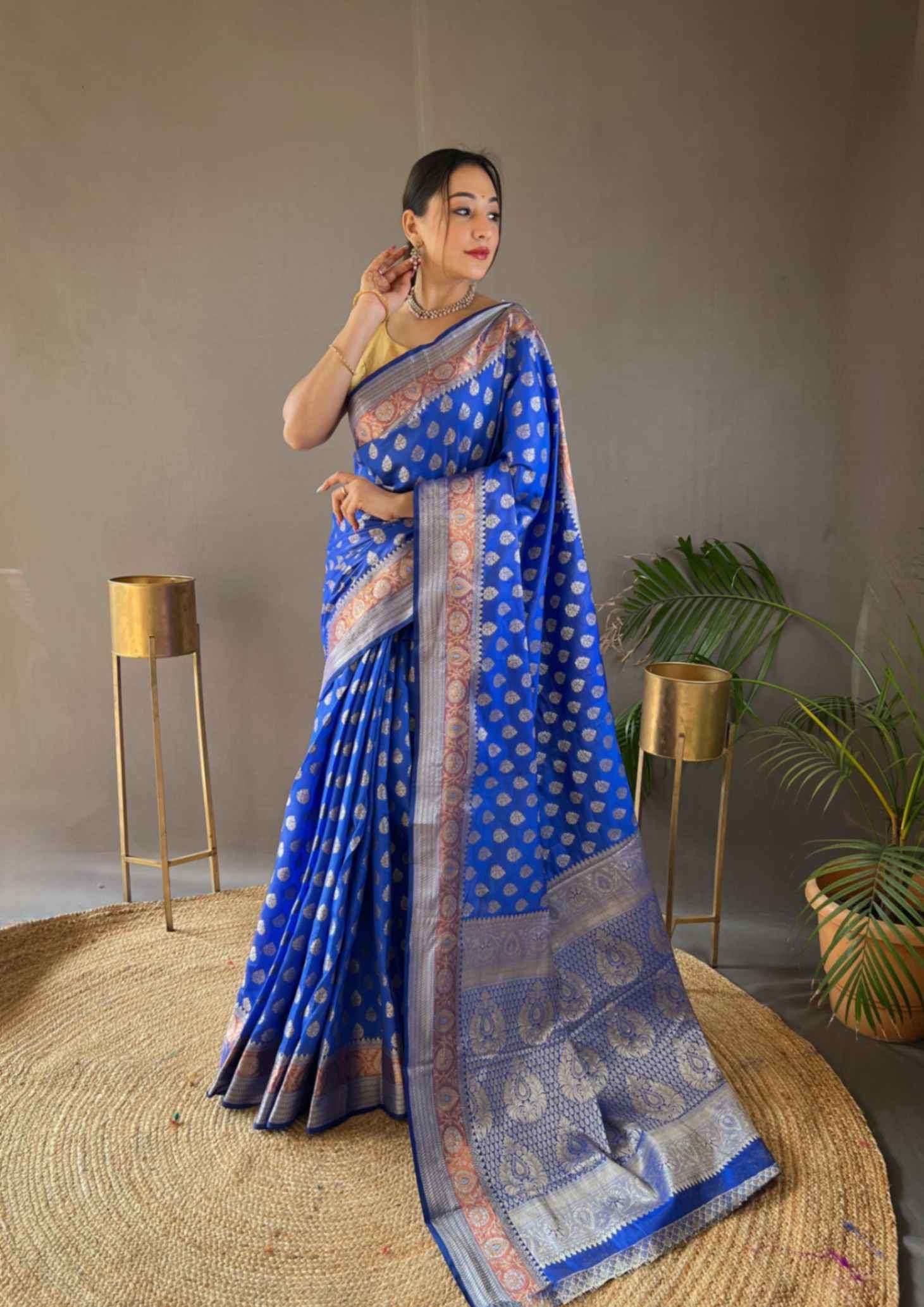 BT-53 sanskruti designer rosy soft silk saree