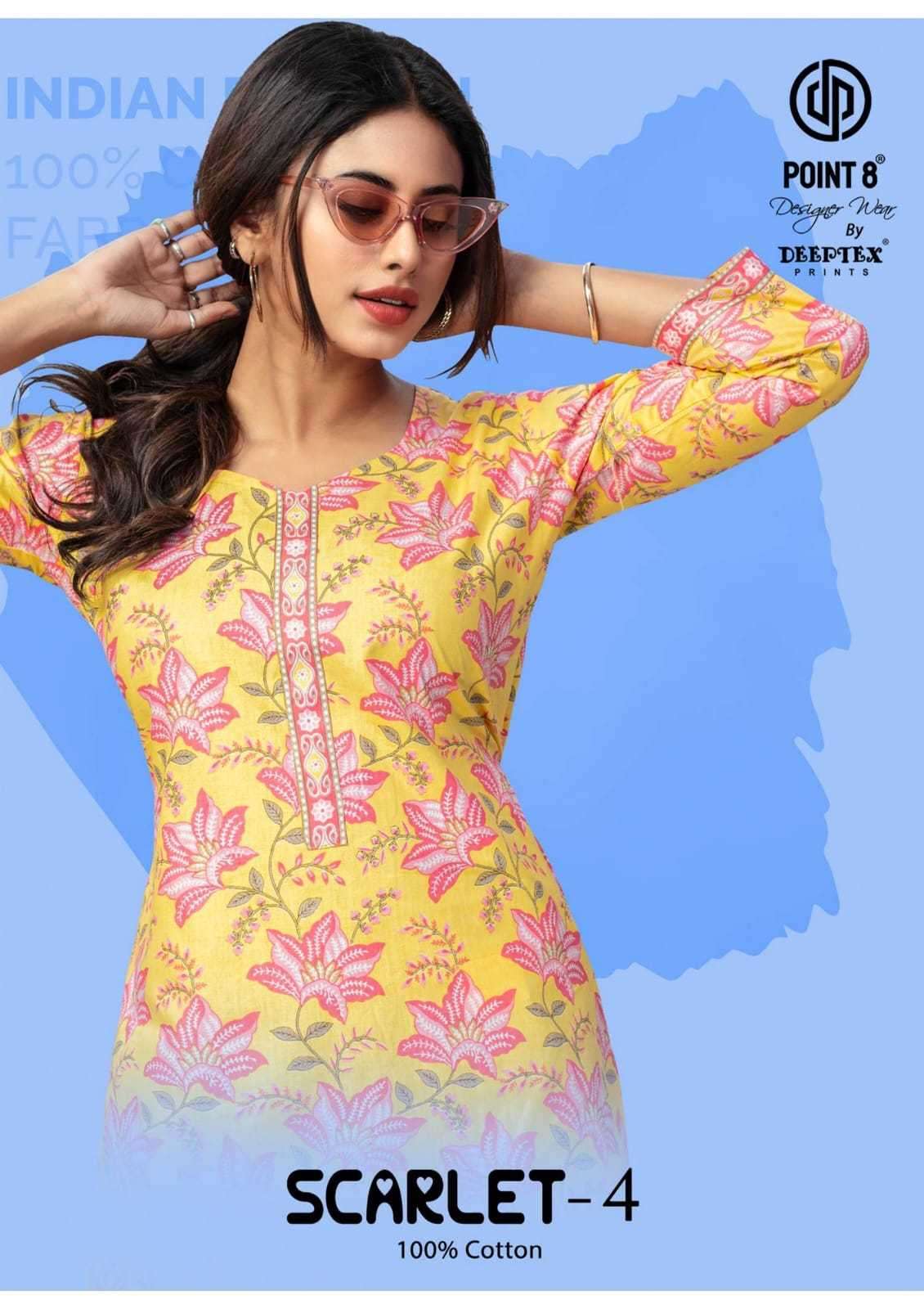deeptex scarlet vol 4 series 4001-4010 cotton short tops  