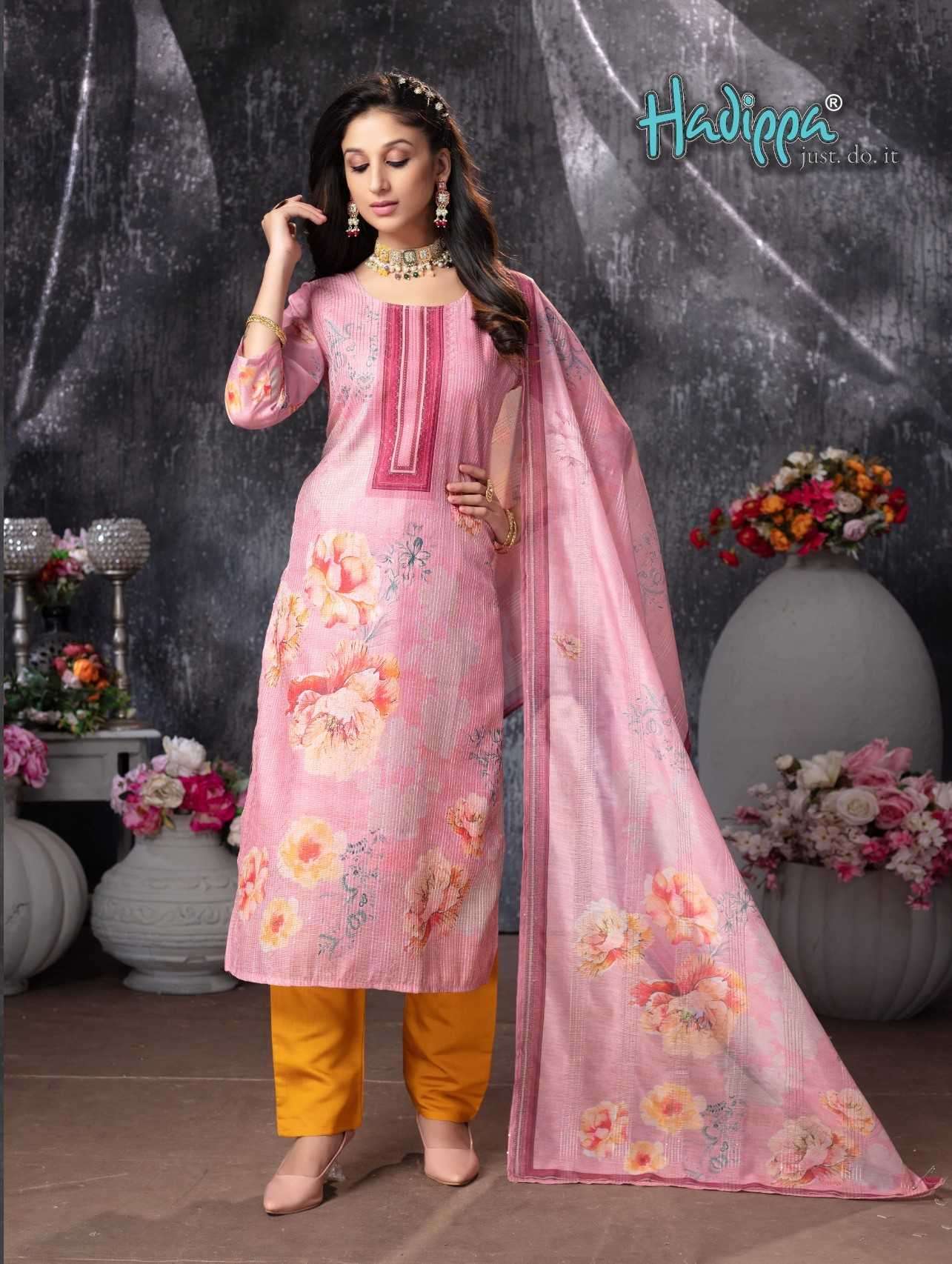 hadippa look vol 1 heavy chanderi readymade suit 