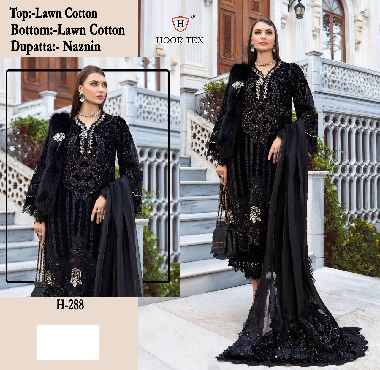 hoor tex H-288 designer Heavy Rayon suit