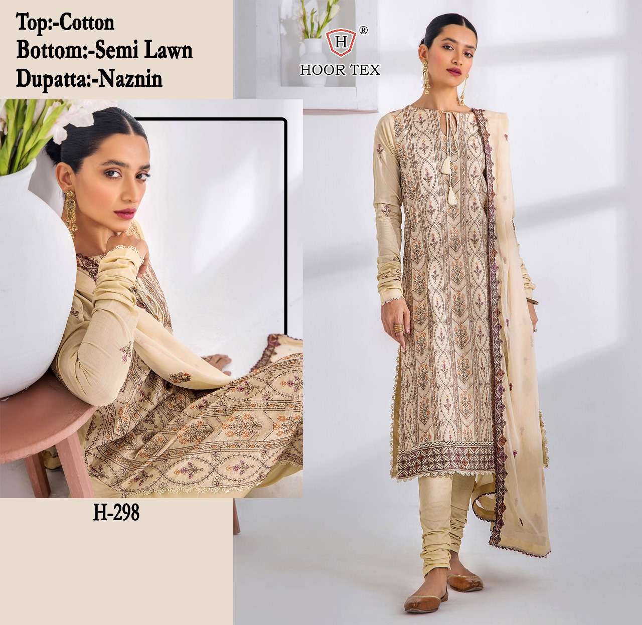 hoor tex H-298 designer Heavy Cotton suit