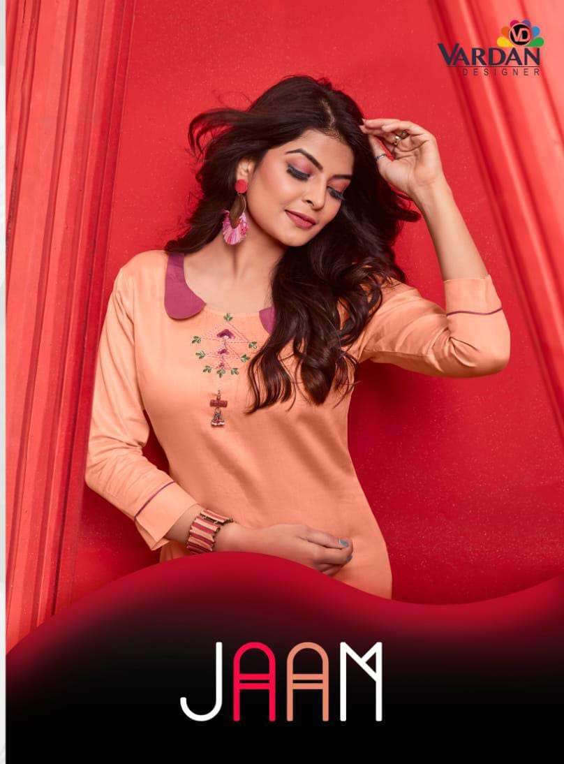 JAAM Vol-1 designer  Heavy Jaam Cotton kurti