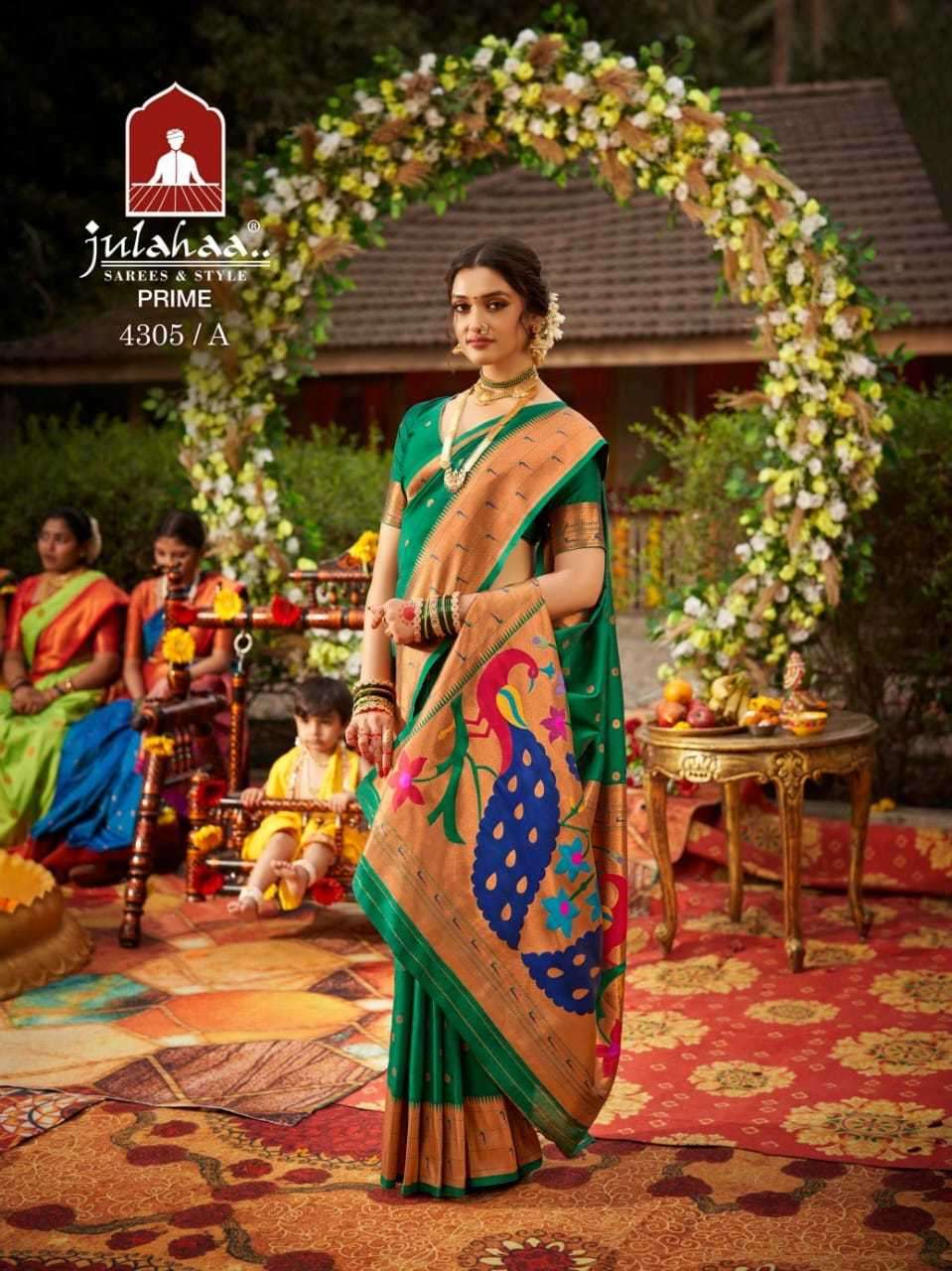 julahaa prime 4313 to 4315 & 4305 silk saree