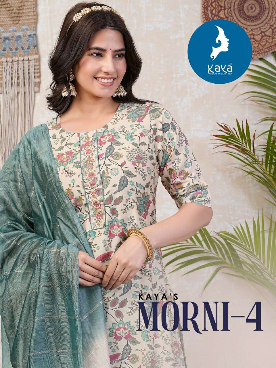 Kaya Morni Vol 4 series 01-08 chanderi readymade suit 