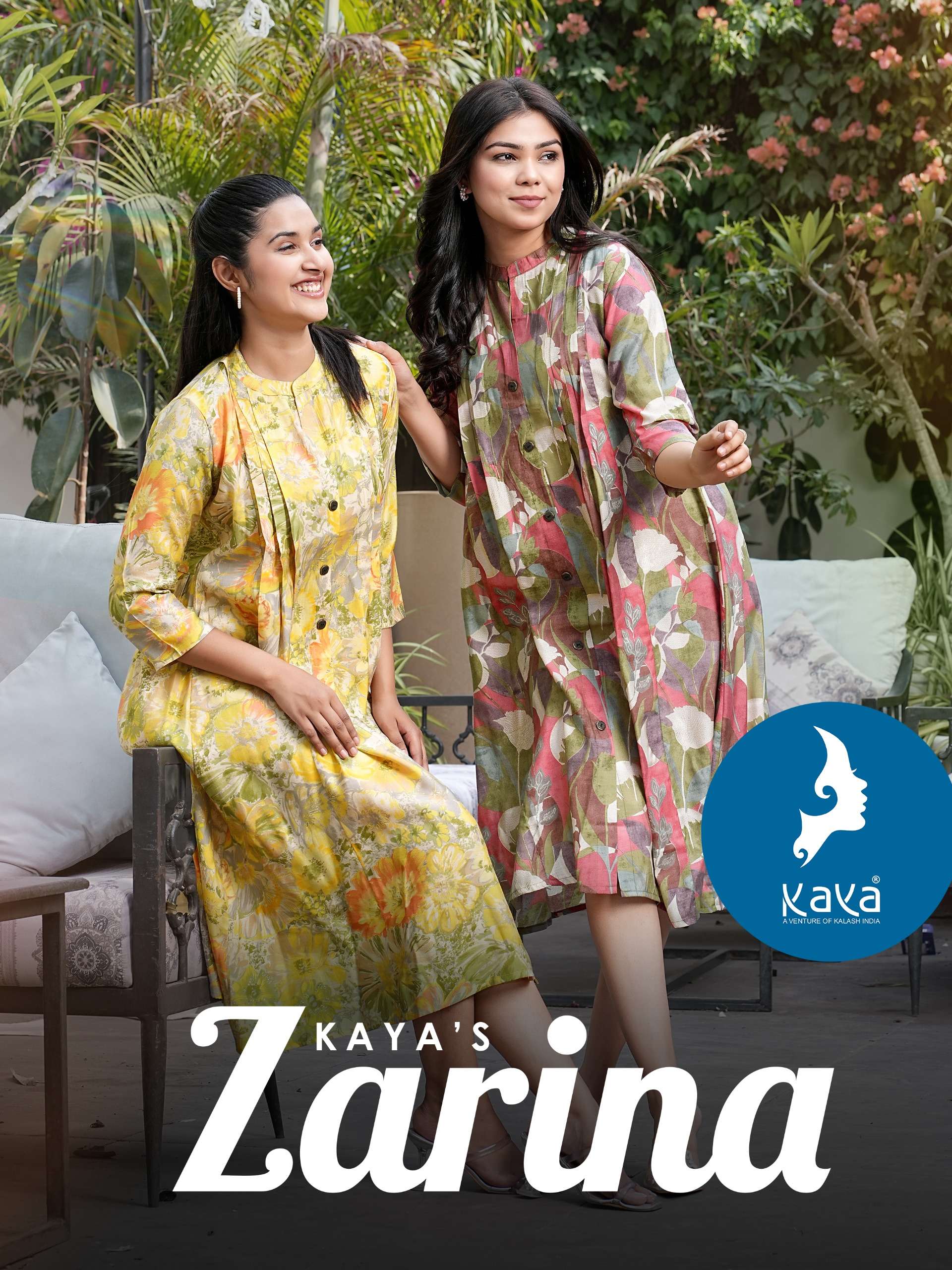 kaya zarina designer modal Chanderi kurti