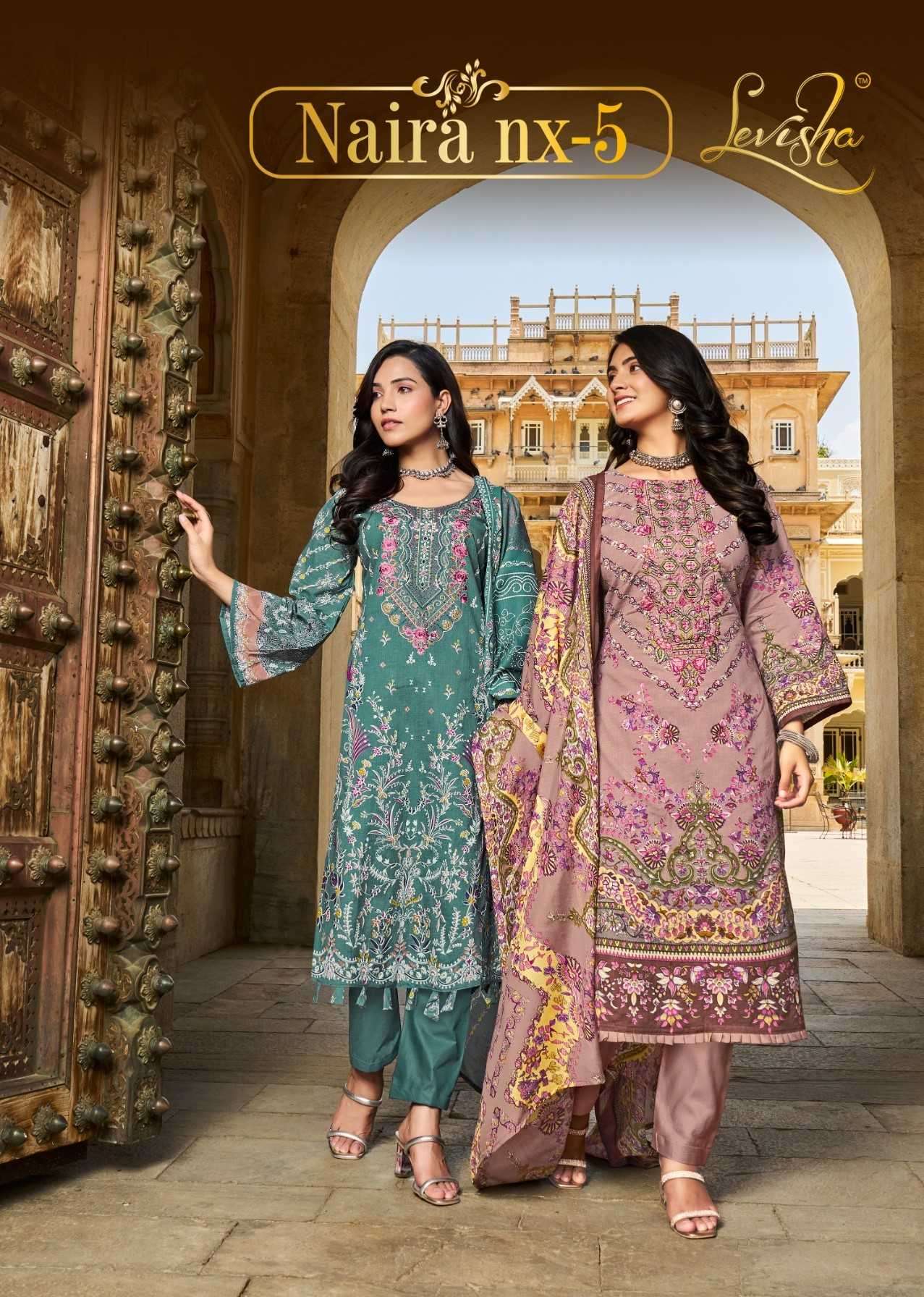 levisha naira nx vol 5 series 5013-5018 Cemric Cotton suit