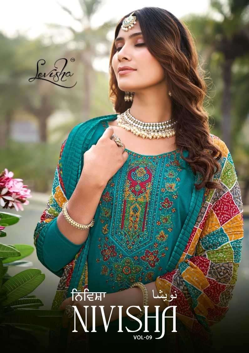 levisha nivisha vol 9 series 01-08 Pure Rayon Slub suit
