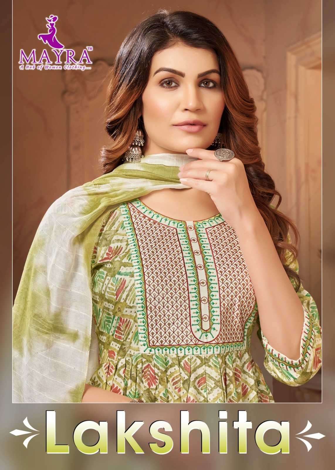 mayra fashion lakshita series 91046-91051 capsule print readymade suit 