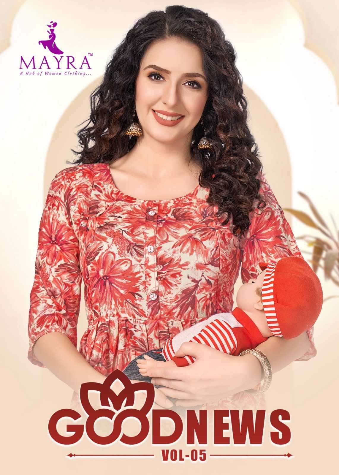 mayra good news vol 5 series 91032-91039 Pure reyon readymade suit 