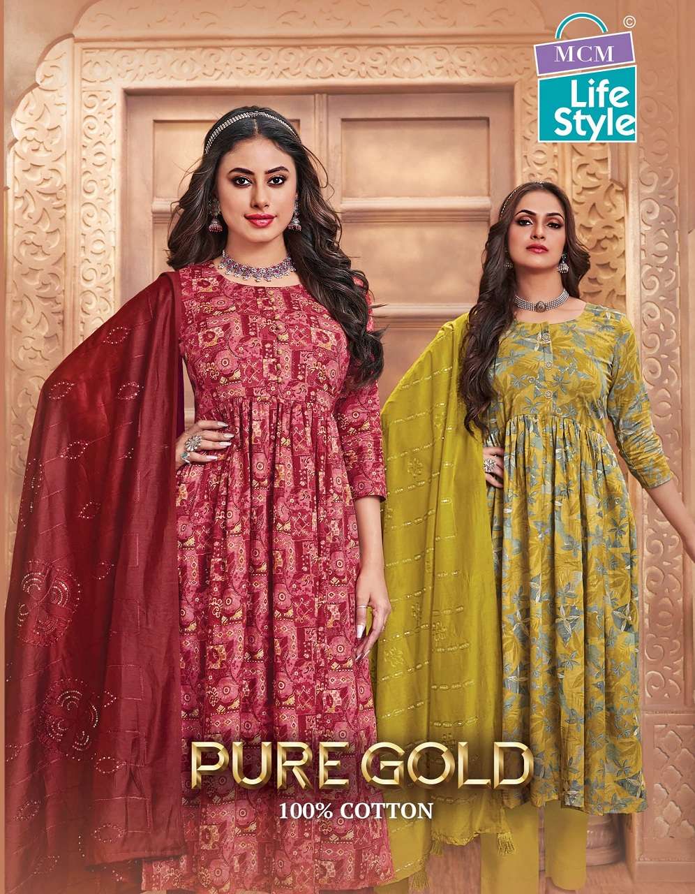 MCM Pure Gold Vol-1 series 009-017 cotton readymade suit 