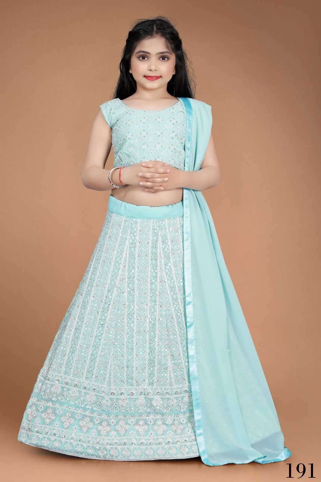 pr aaradhna vol 21 series 191-194 Lucknowi Chikan multi sequence work lehenga