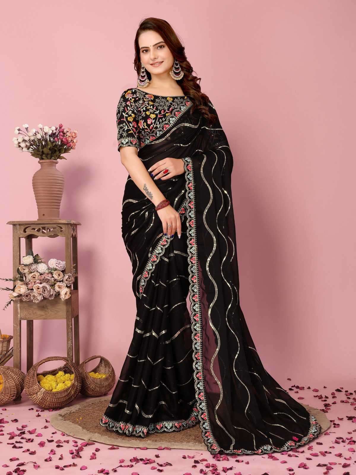 pr balaji vol 2 Rangoli Silk saree with blouse